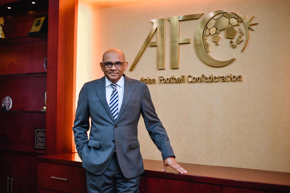 Le secretaire general de l'AFC - M. Windsor John a fait une declaration sur l'affaire de l'immatriculation illegale de joueurs par la Federation malaisienne de football. Photo : AFC