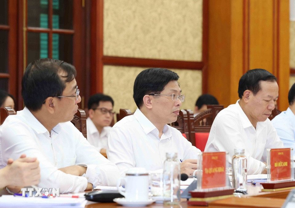 Cac dai bieu du phien hop. Anh: TTXVN