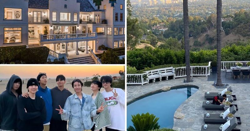 BTS is living in a luxurious villa in the US