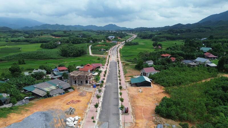 Mot so doan tuyen duong noi da co ban hoan thanh. Anh: Lam Thanh