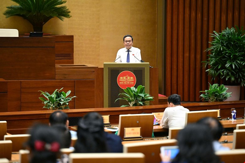 Politburo member and National Assembly Chairman Tran Thanh Man. Photo: Quochoi.vn