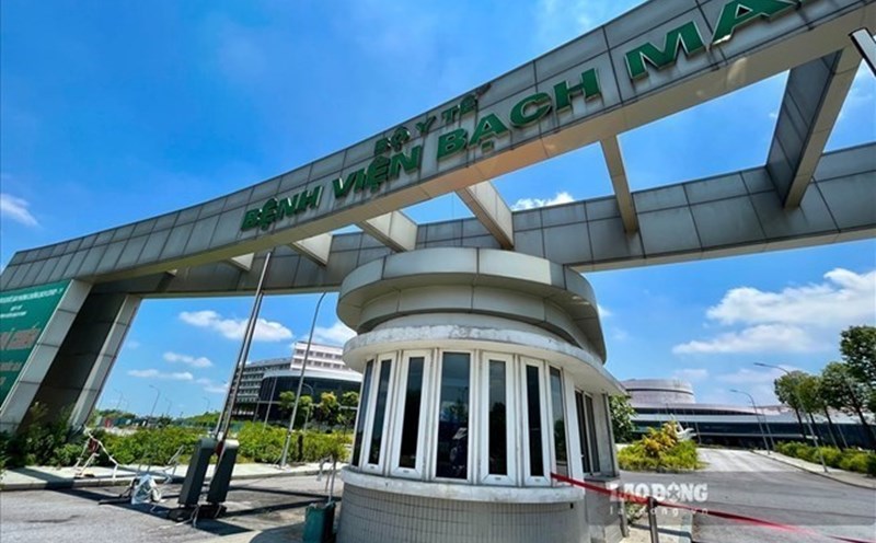 Bach Mai Hospital 2 facility project. Photo: Thieu Trang
