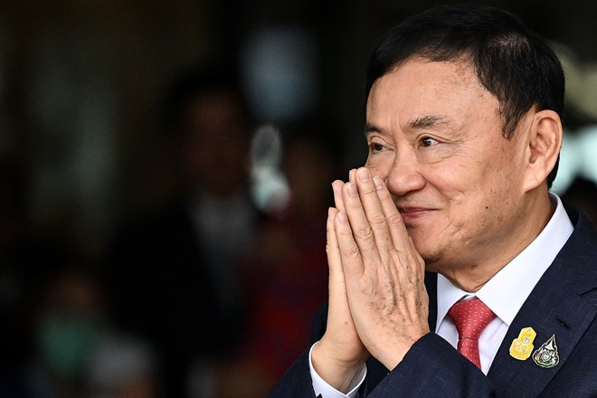 Former Thai Prime Minister Thaksin Shinawatra. Photo: AFP
