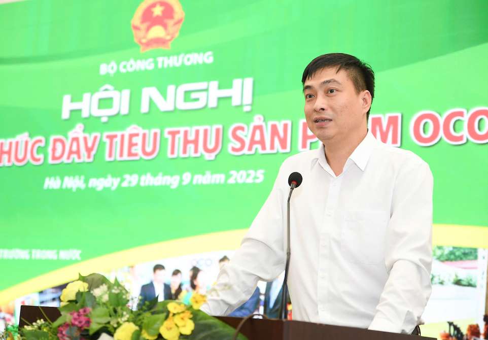 Ong Bui Nguyen Anh Tuan - Pho Cuc truong Cuc Quan ly va Phat trien thi truong trong nuoc (Bo Cong Thuong). Anh: BTC