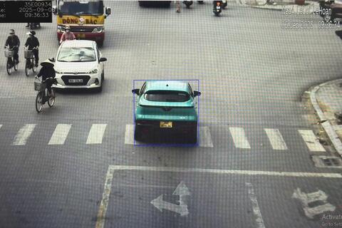 Thanh Hoa에서 벌금 딱지를 받은 차량. 사진: Thanh Hoa 공안