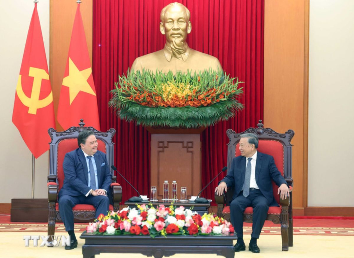Tong Bi thu To Lam khang dinh Viet Nam luon coi My la doi tac co tam quan trong chien luoc. Anh: TTXVN