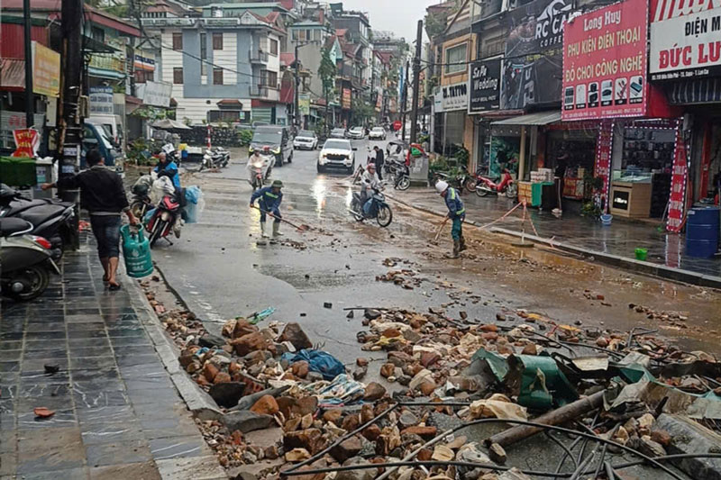 Nha cua cua nguoi dan cung bi anh huong. Anh: Phong Van hoa Sa Pa