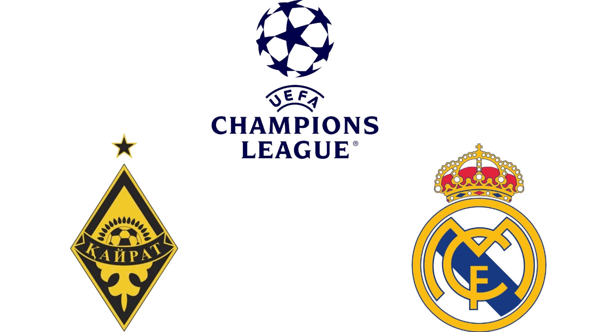 Kairat se enfrenta al Real Madrid en la Champions League. Grafico: Van An
