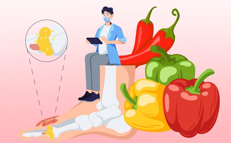 Little-known benefits of adding chili to the diet of people with high uric acid