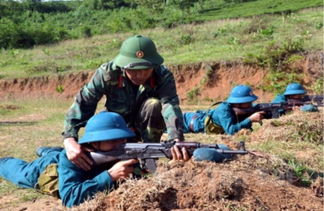 The Ministry of National Defense has just issued information on the retention of the Deputy Commander of the Military Command of the commune after the merger of those who have trained at the Military University. Photo: Haiphong.gov.vn