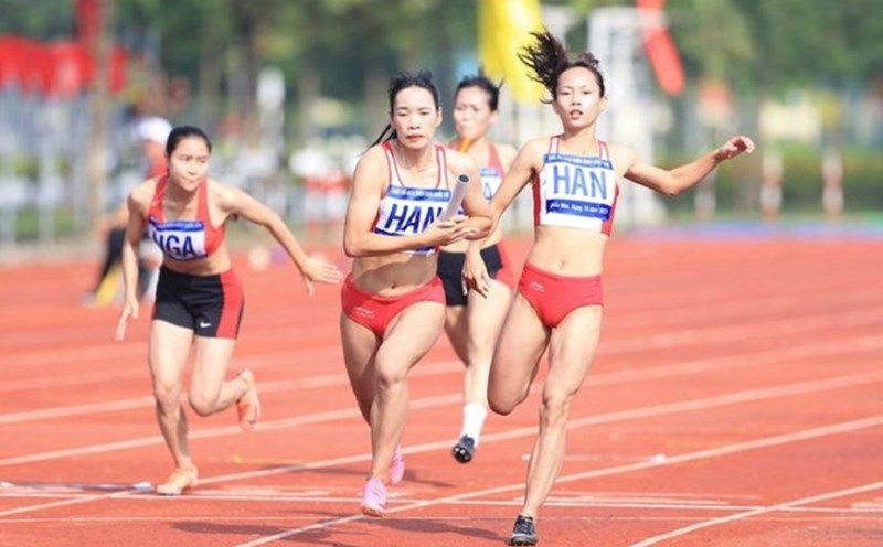 Vietnam Athletics will have experts for the women's 4x400m relay event. Photo: Hoang Tung