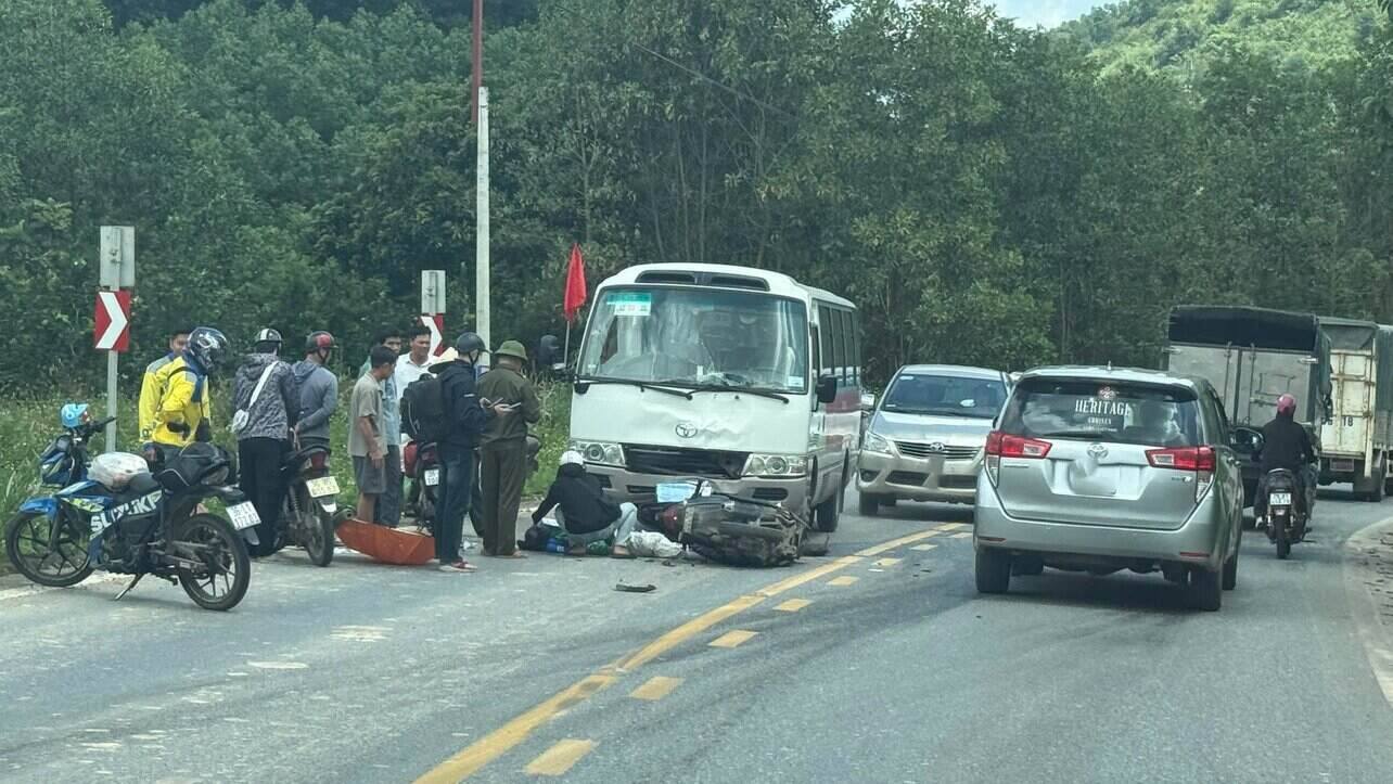 事故現場。写真:Dang Tinh