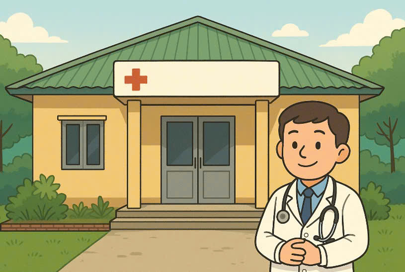 The Ministry of Health proposes to rotate, rotate, and transfer doctors to commune health stations. Graphics: Huong Giang