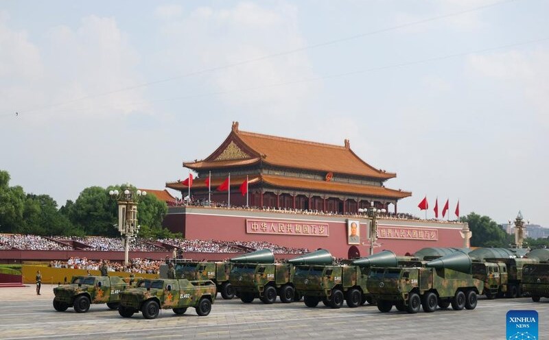 China's nuclear missile parade. Photo: Xinhua