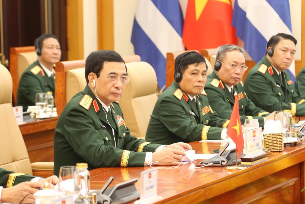 Dai tuong Phan Van Giang - Uy vien Bo Chinh tri, Pho Bi thu Quan uy Trung uong, Bo truong Bo Quoc phong Viet Nam. Anh: Ai Van