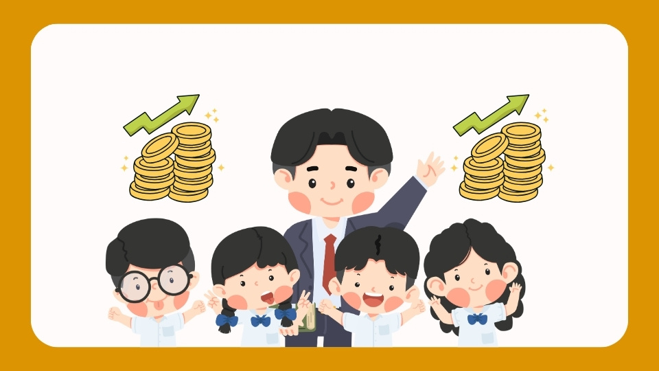 Groupe d'enseignants beneficiant d'une allocation preferentielle professionnelle d'au moins 70 %. Graphique : Ha Linh