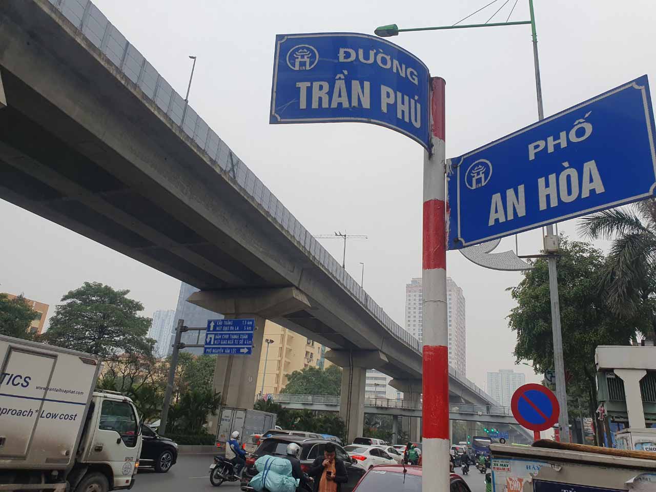 Hanoi will reorganize traffic on Tran Phu and Phung Hung streets from September 6, 2025 to July 31, 2026. Photo: Pham Dong