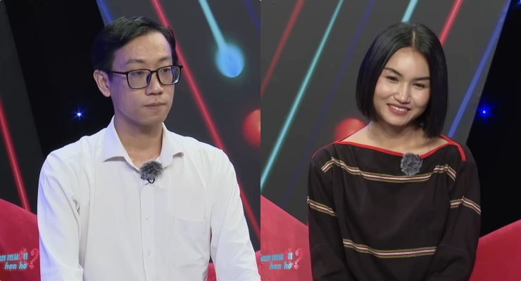 The couple on the show "You want to date". Photo: MCV Unit.