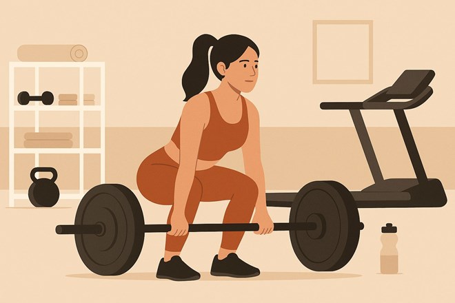 The sports doctor recommends being cautious with 3 familiar exercises at the gym. Graphics: Hoang Loc