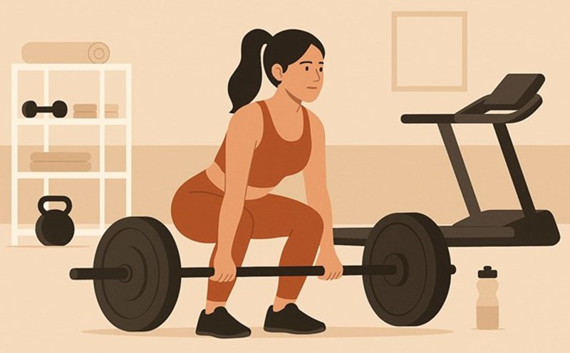 The sports doctor recommends being cautious with 3 familiar exercises at the gym. Graphics: Hoang Loc