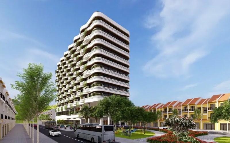 Perspective of the Fivitel Nam Hoi An Hotel and Resort Fivires project - located in Nam Hoi An Urban Tourism Area (Duy Nghia commune, Da Nang) started construction with about 750 billion VND.