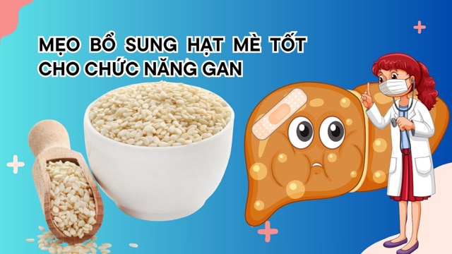 Sesame seeds are a familiar seed, strong antioxidants, so they are very good for liver function. Graphic photo: Huong Son