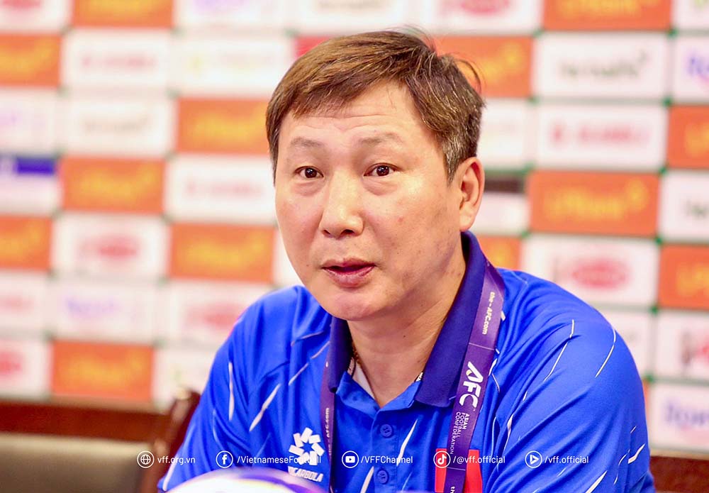 U23 베트남의 김상식 감독. 사진: VFF