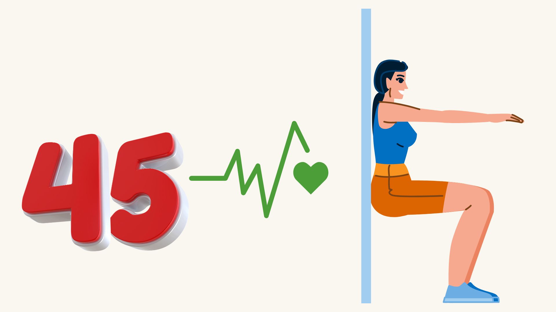 Wall-leg training helps improve health. Graphics: Thanh Thanh