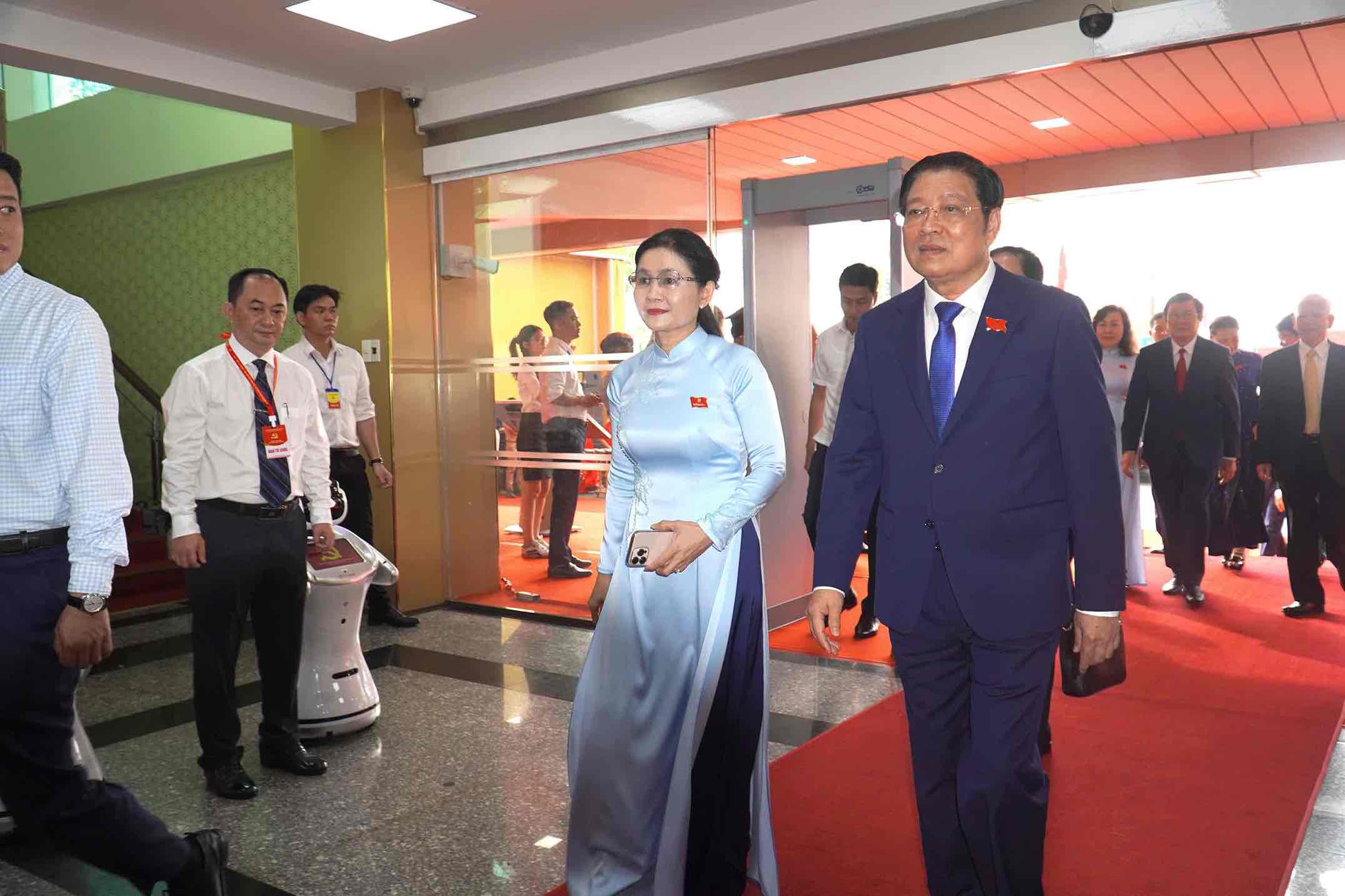 Member of the Politburo, Secretary of the Party Central Committee, Head of the Central Internal Affairs Commission Phan Dinh Trac attended the 1st Congress of the Dong Nai Provincial Party Committee. Photo: HAC