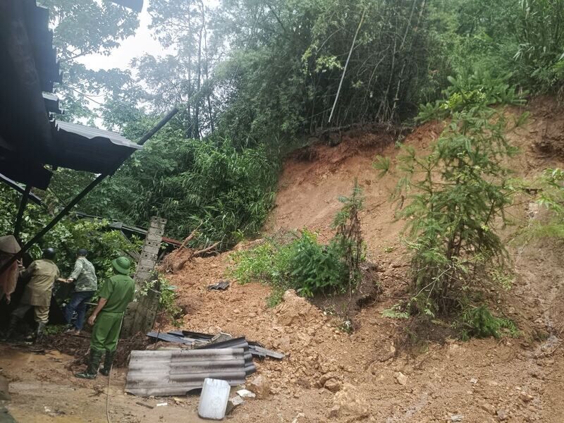Sat lo vao nha dan tai phuong Ky Lua. Anh: DVCC