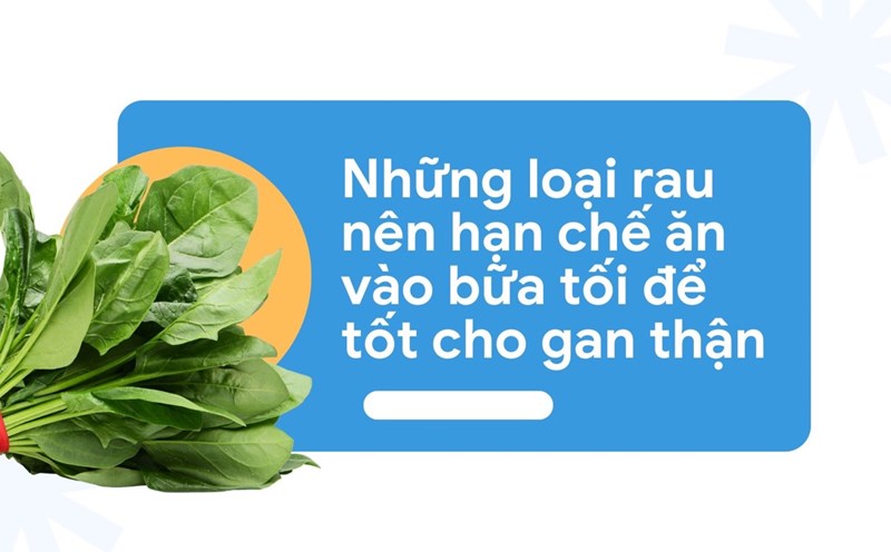 Spinach should not be used regularly for dinner, to avoid affecting liver and kidney function. Graphic photo: Huong Son