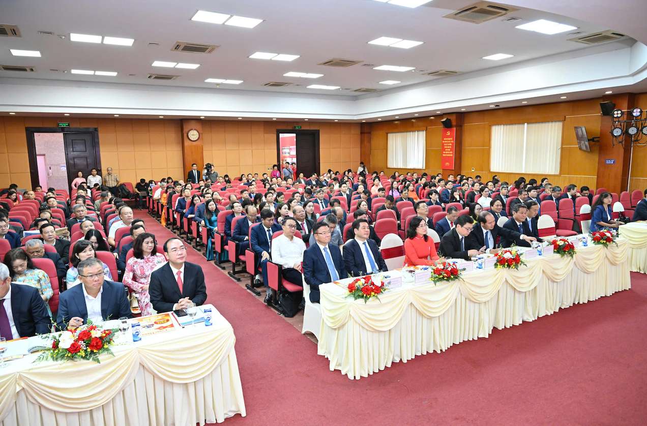 Dai hoi Thi dua yeu nuoc nganh Cong Thuong lan thu IV la dip quan trong nham tong ket, danh gia toan dien phong trao thi dua yeu nuoc trong can bo, cong chuc, vien chuc va nguoi lao dong nganh Cong Thuong giai doan 2020-2025. Anh: Thanh Tuan