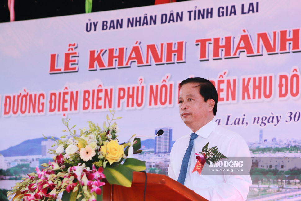 Ong Nguyen Tuan Thanh phat bieu. Anh: Hoai Phuong