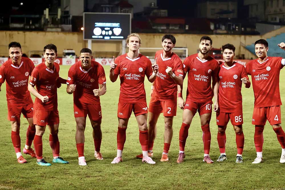The Cong Viettel 클럽. 사진: TCVT 클럽