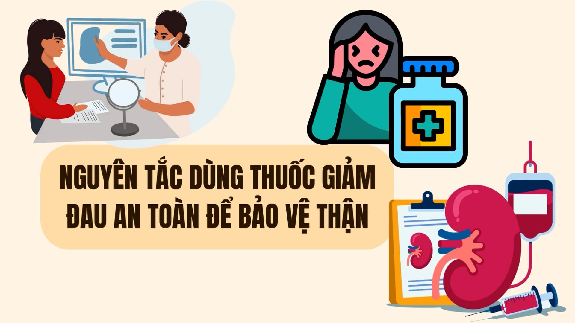 Principles of safe use of painkillers to protect the kidneys