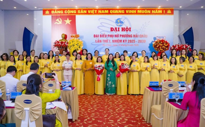Hai Chau Ward organizes the 1st Congress of the Women's Union for the 2025-2030 term. Photo: Nguyen Thi