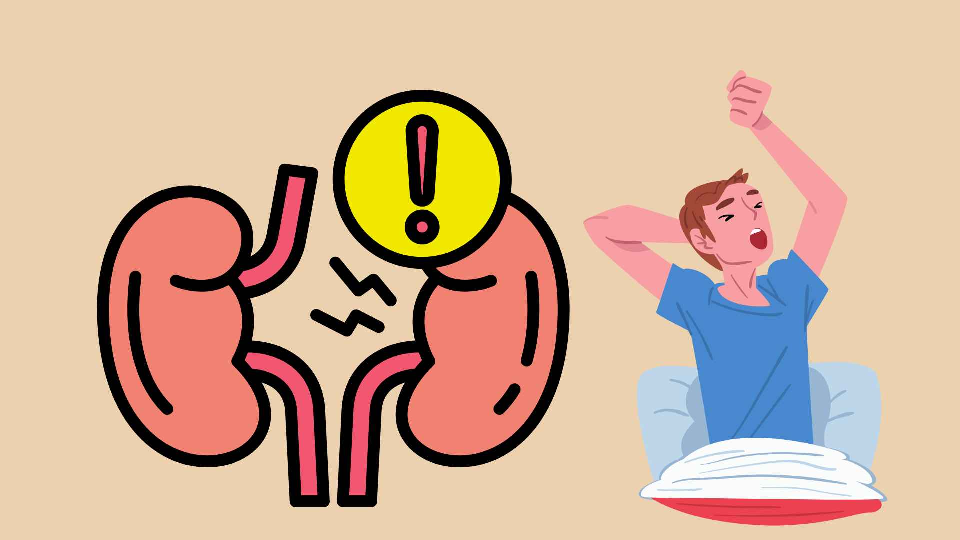 Skipping the habit of drinking water when waking up makes the kidneys less effective in detoxifying. Graphic photo: Hoang Loc
