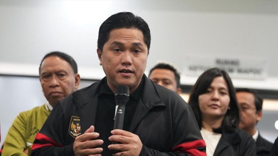 Erick Thohir ha negado la informacion relacionada con la sancion de la FIFA para la seleccion de Malasia. Foto: PSSI