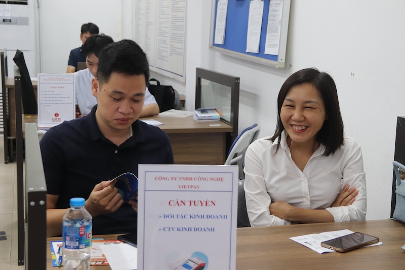 Ong Nguyen Hoang Huy Cong – Giam doc phat trien doi tac Cong ty Cong nghe VietPay. Anh: My Linh 