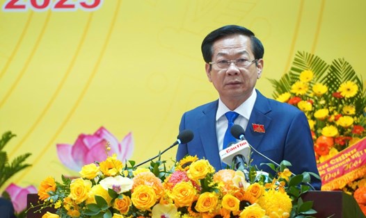 Ông Đỗ Thanh Bình - Bí thư Thành ủy Cần Thơ được tiếp nhận, bổ nhiệm giữ chức Thứ trưởng Thường trực Bộ Nội vụ. Ảnh: Tạ Quang