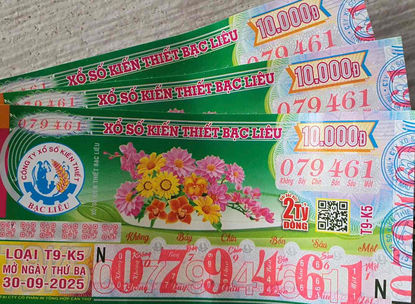 Xo so kien thiet Bac Lieu phat hang thu 3 hang tuan. Anh: Nhat Ho