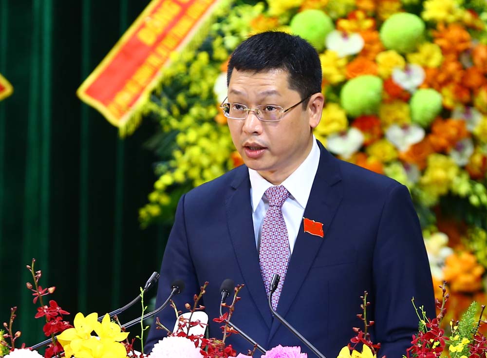 Mr. Tran Huy Phuong, member of the Provincial Party Standing Committee, Chairman of the Inspection Committee of the Bac Ninh Provincial Party Committee for the 2025 - 2030 term. Photo: Congress Press Center