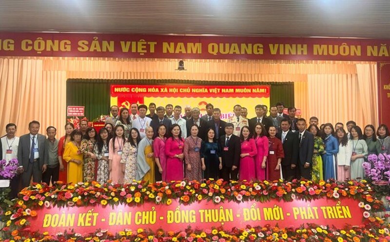 Congress of the Vietnam Fatherland Front of Xuan Truong - Da Lat ward (Lam Dong province) for the 2025 - 2030 term. Photo: Duc Lam