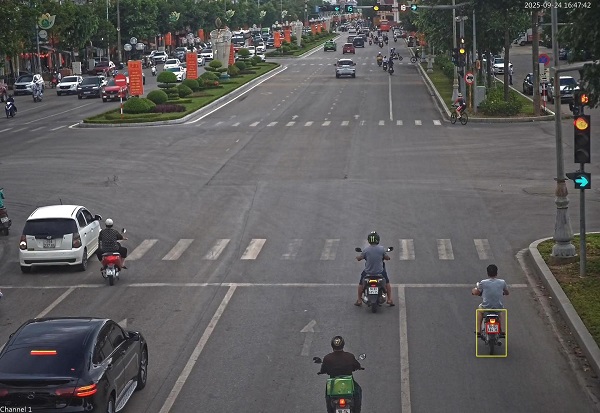 Motorcycle owners were fined in Bac Ninh. Photo: Bac Ninh Police