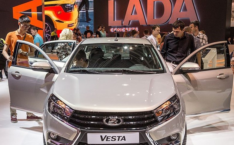A Lada Vesta model of Avtovaz (Russia). Photo: TASS