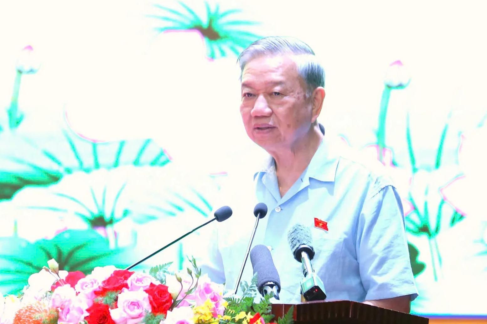 General Secretary To Lam said that he will soon expand the policy of "not being local" to a number of other positions. Photo: Thanh Hai