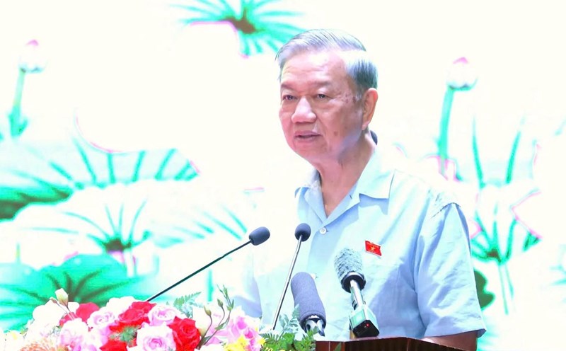 General Secretary To Lam said that he will soon expand the policy of "not being local" to a number of other positions. Photo: Thanh Hai