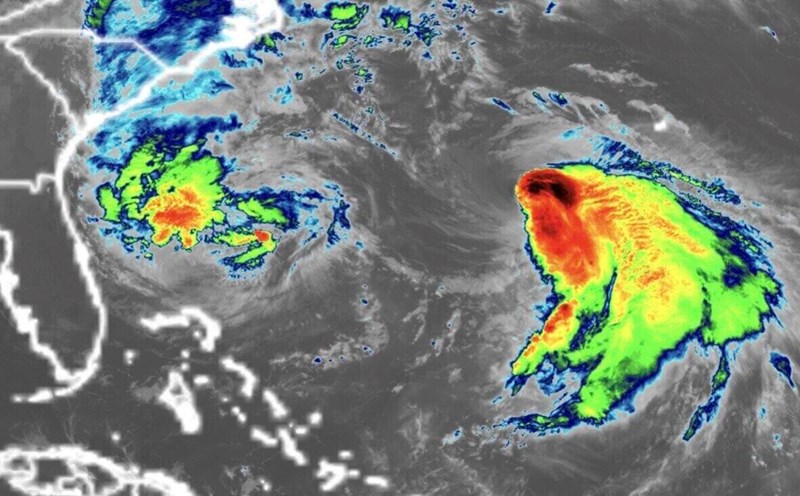Imelda has become a typhoon, forecast to have the strongest impact today (October 1). Photo: NOAA