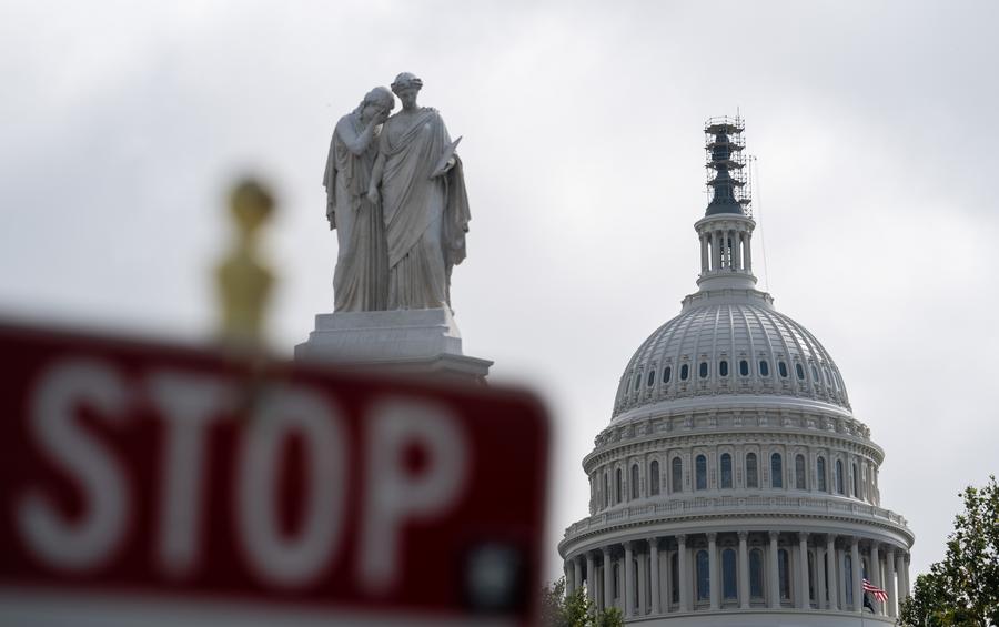The US Congress Building in Washington DC, USA. Photo: Xinhua