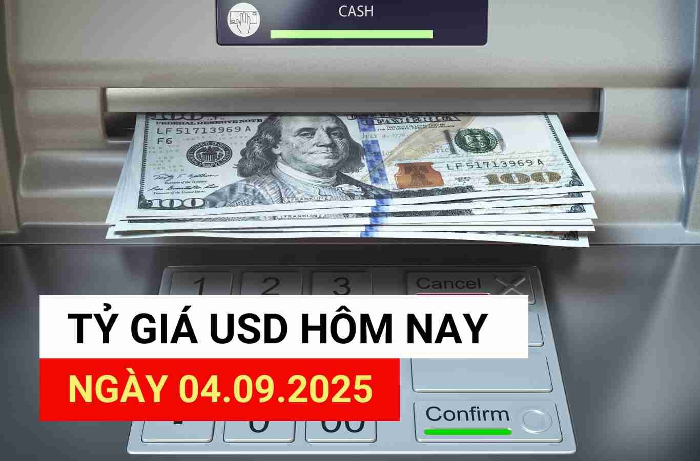 USD exchange rate today 4.9.2025.